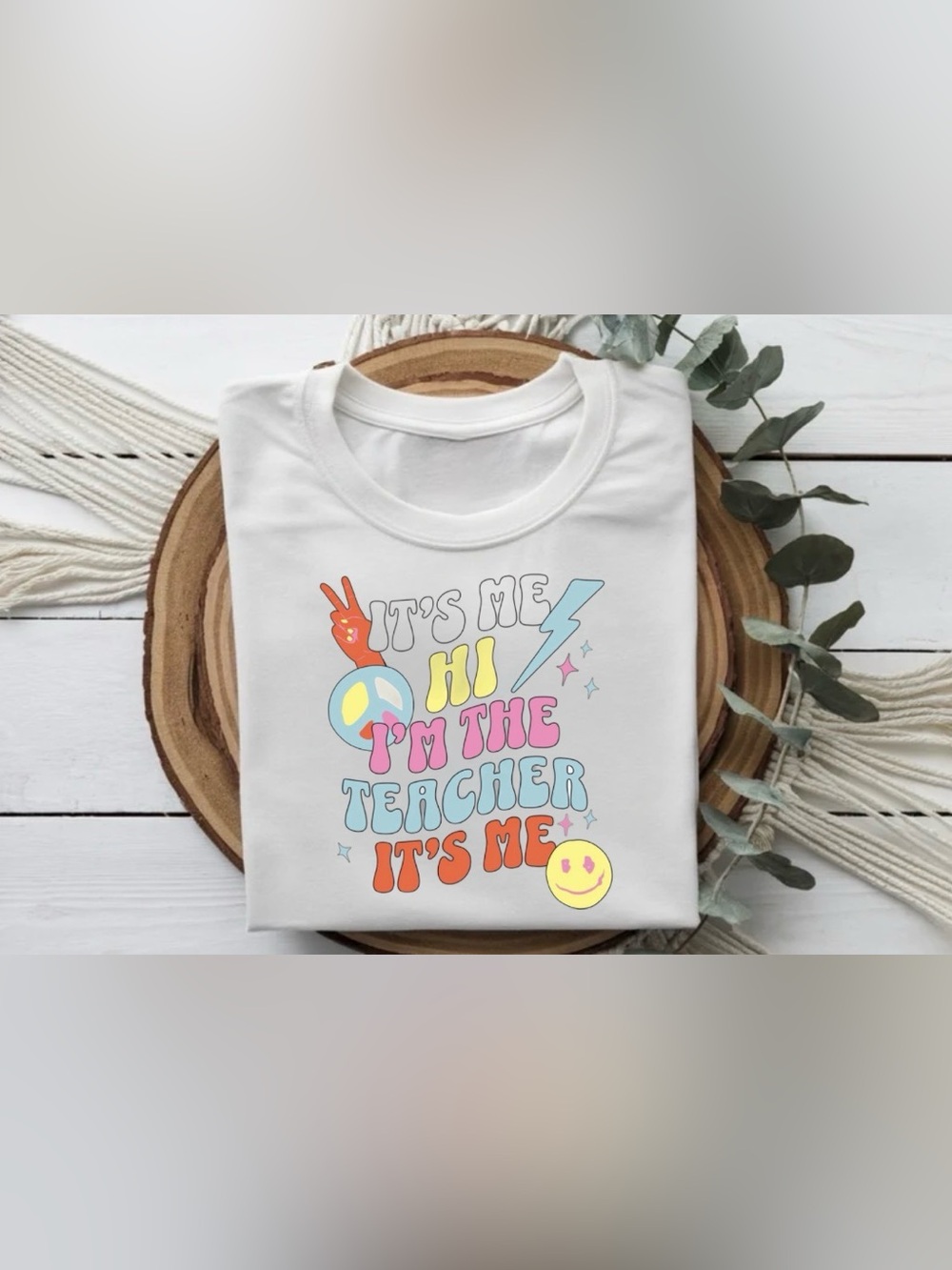 Funny Teacher Shirt | It’s Me Hi I’m The Teacher Tee